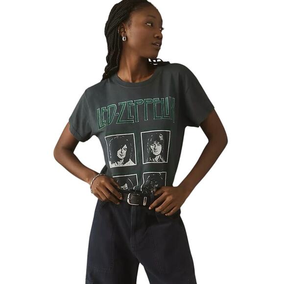 LETLUV Led Zeppelin Graphic Tee, Size XL / P2P 23” New w/o Tag MSRP $88 - Picture 2 of 8